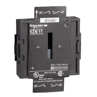 Produktfoto 1 von Schneider Electric TeSyS Vario Hilfskontakt 1-polig Seitlich, 1 Schließer mit Schraubanschlussklemme Anschluss 20 A,