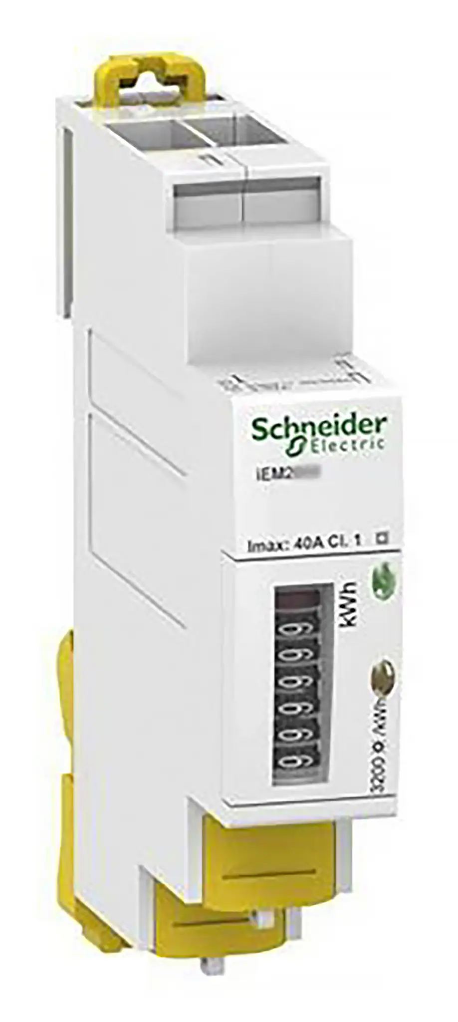 Produktfoto 1 von Schneider Electric IEM2010 Energiemessgerät Elektromechanisch Energiemessgerät, 7-stellig / 1-phasig 1 Ausg.