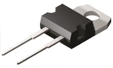 Produktfoto 1 von Vishay THT Schottky Diode , 45V / 20A, 2-Pin TO-220AC