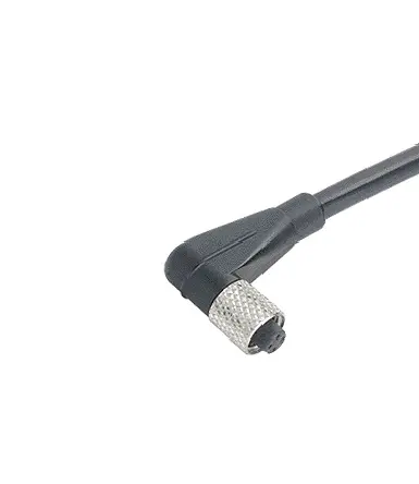 Produktfoto 1 von binder 707, 3-polig Sensor-Betätigungselementkabel, Rechtwinklig Buchse 4 / Freies Ende Nicht abgeschlossen, Länge 2 m