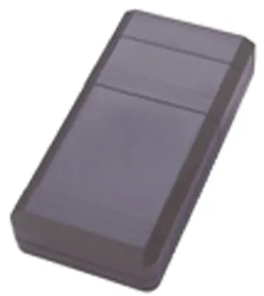 Produktfoto 1 von Bopla Serie BOS Tragbares Gehäuse, ABS, 100 mm Eingebautes Batteriefach, 196 mm, H. 40 mm, Schwarz, IP40