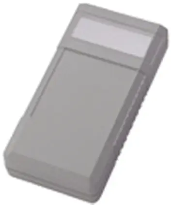 Produktfoto 1 von Bopla Serie BOS Tragbares Gehäuse, ABS, 60 mm Eingebautes Batteriefach Anzeige, 120 mm, H. 25 mm, Schwarz, Klar, IP40