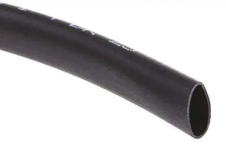 Produktfoto 1 von TE Connectivity DR-25-TW Wärmeschrumpfschlauch, Elastomer Schwarz, Ø 3.2 mm Schrumpfrate 2:1, Länge 150m