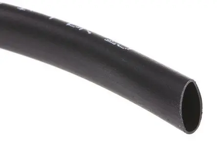 Produktfoto 1 von TE Connectivity DR-25-TW Wärmeschrumpfschlauch, Elastomer Schwarz, Ø 3.2 mm Schrumpfrate 2:1, Länge 150m