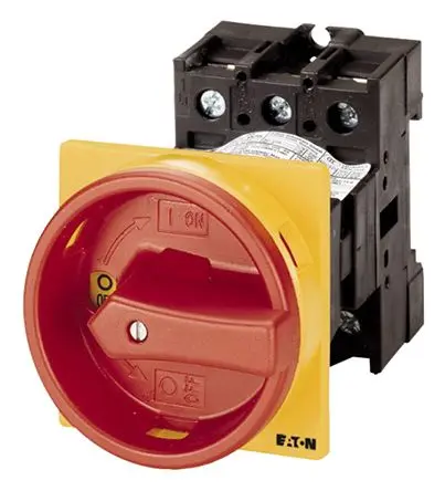 Produktfoto 1 von Eaton P1-25 Trennschalter 3-polig Hinten 25A 13 kW Rot IP65 1, 3-phasig
