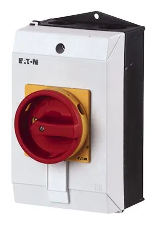 Produktfoto 1 von Eaton P1-25 Trennschalter 3+N-polig Oberfläche 25A 13 kW Rot IP65 3, 1-phasig