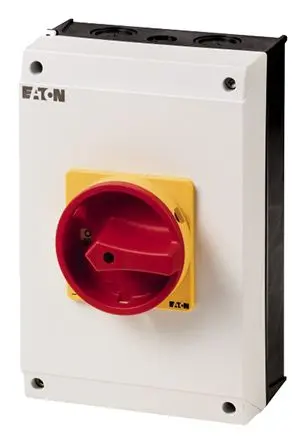 Produktfoto 1 von Eaton P3-63 Trennschalter 3-polig SMD 640A 30 kW Rot IP65 1, 3-phasig
