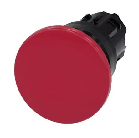 Siemens SIRIUS ACT Drucktastenkopf Ø 22 mm, Rot Tastend Rund Rund Kunststoff, IP66