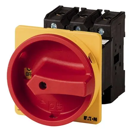 Produktfoto 1 von Eaton P3-63 Trennschalter 3-polig Hinten 63A 30 kW Rot IP65 3, 1-phasig