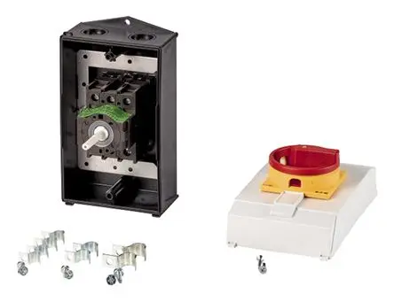 Eaton T0-2 Trennschalter 3-polig Oberfläche 20A 5.5 kW Rot, Gelb IP65 3-phasig