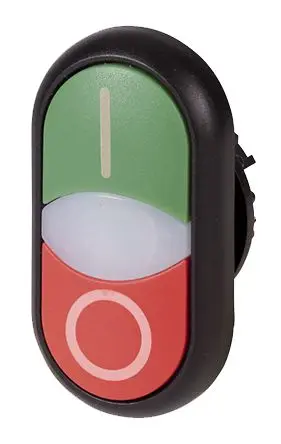 Produktfoto 1 von Eaton RMQ Titan M22 Druckschalter Ø 22 mm, Rot, Grün Tastend Verlängert Zweifach Kunststoff, IP66