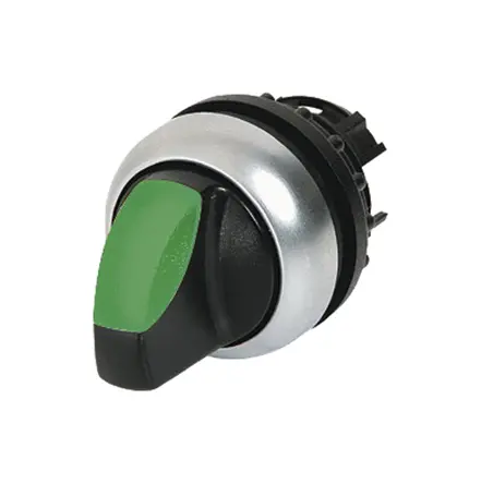 Eaton RMQ Titan Wählschalterkopf Beleuchtet Grün 2-Positionen 23mm Tastend