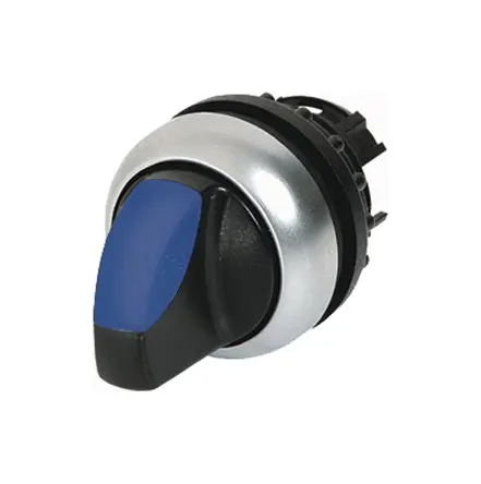 Produktfoto 1 von Eaton RMQ Titan Wählschalterkopf Beleuchtet Blau 2-Positionen 23mm Rastend