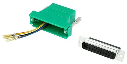 Produktfoto 1 von MH Connectors Sub-D Adapter 25-Wege D-Sub Buchse Buchse RJ45 Buchse Buchse