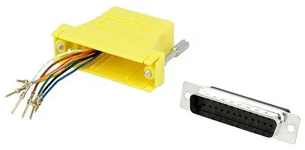 Produktfoto 1 von MH Connectors Sub-D Adapter 25-Wege D-Sub Buchse Buchse RJ45 Buchse Buchse