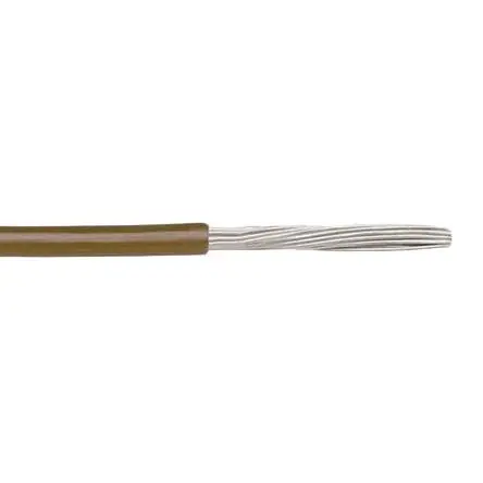 Produktfoto 1 von Alpha Wire Hookup Wire PVC Schaltdraht, 18 AWG 305 m Braun Ø 2.01 mm 16 Litzen Polyvinylchlorid