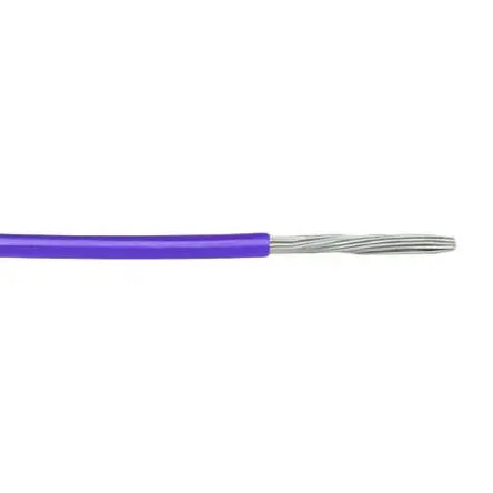 Produktfoto 1 von Alpha Wire Hookup Wire PVC Schaltdraht, 24 AWG 305 m Violett Ø 1.42 mm 7 Litzen Polyvinylchlorid