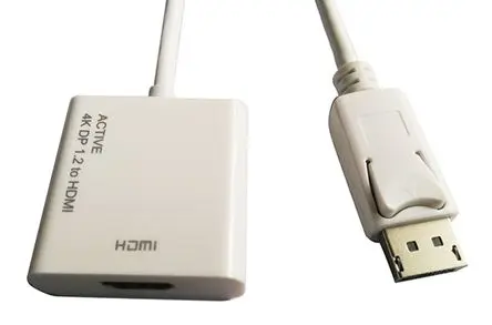 Produktfoto 1 von Roline Gerade DisplayPort HDMI Stecker HDMI AV-Adapter Buchse, 150 mm