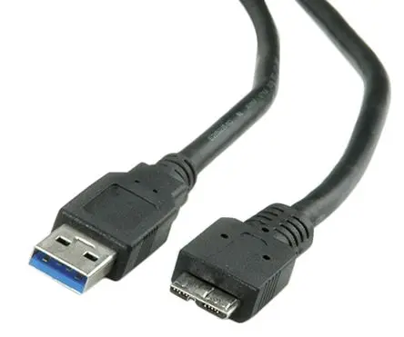 Produktfoto 1 von Roline Stecker USB-Kabel, USB Typ A Stecker / Micro-USB Typ B, 800 mm USB 3.0 Schwarz