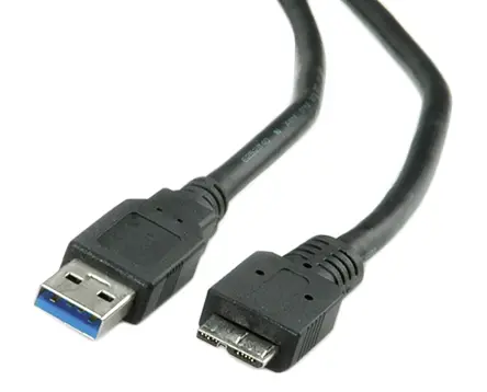 Produktfoto 1 von Roline USB-Kabel, USBA / Micro-USB B, 3m USB 3.0 Schwarz