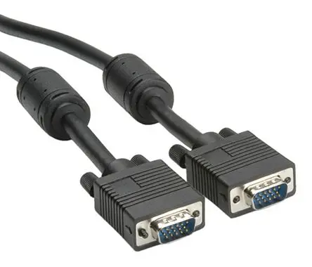 Produktfoto 1 von Roline 11 VGA-Kabel A VGA / Stecker B VGA / Stecker, 2 m Polyvinylchlorid Schwarz