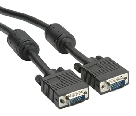 Produktfoto 1 von Roline 11 VGA-Kabel A VGA / Stecker B VGA / Stecker, 3 m Polyvinylchlorid Schwarz