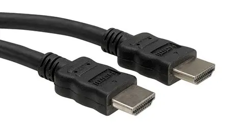 Produktfoto 1 von Roline High-Speed HDMI-Kabel A HDMI Stecker B HDMI Stecker, 5 m, Schwarz