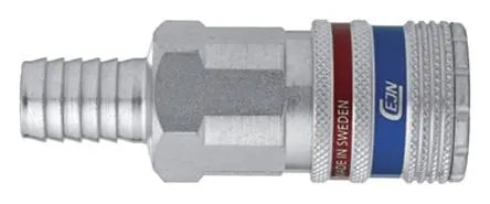 Produktfoto 1 von CEJN Pneumatische Schnellsteckkupplung, Messing, Edelstahl Hose Barb Stecker, 6.3mm