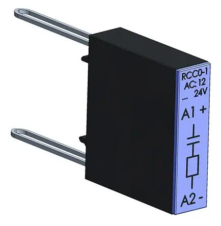 Produktfoto 1 von WEG TSB Anschlussklemmenblock für Schütze 4-polig Seitlich, 2 Öffner/2 Schließer mit Schraube Anschluss 10 A, 690V ac