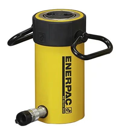 Produktfoto 1 von Enerpac Tragbarer Hydraulikzylinder – Hebetyp Einfachwirkend, eingef.L. 227 mm 50 t 101 mm
