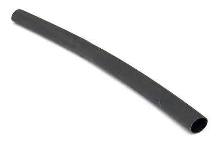 Produktfoto 1 von TE Connectivity DWFR Wärmeschrumpfschlauch, Polyolefin Schwarz, Ø 3 mm Schrumpfrate 3:1, Länge 1.2m
