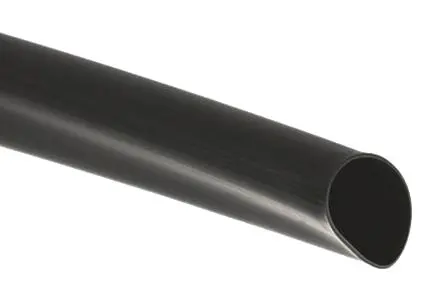 TE Connectivity DWFR Wärmeschrumpfschlauch, Polyolefin Schwarz, Ø 24 mm Schrumpfrate 4:1, Länge 1.2m