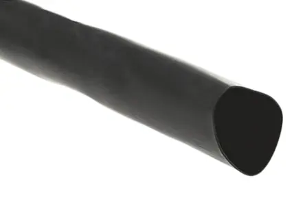 Produktfoto 1 von TE Connectivity DWFR Wärmeschrumpfschlauch, Polyolefin Schwarz, Ø 32 mm Schrumpfrate 4:1, Länge 1.2m