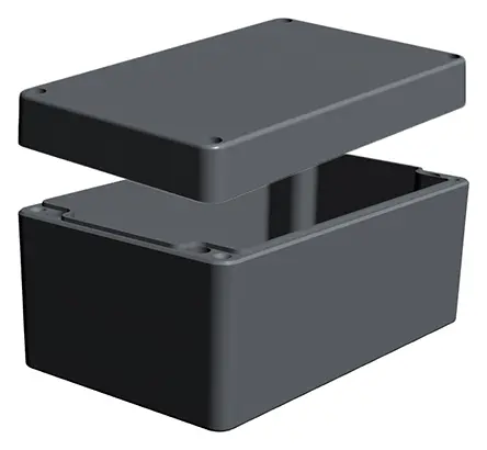RS PRO RJ; Gehäuse; Aluminium; IK09 IP66 Breite 100 mm Höhe 81 mm Länge 160 mm