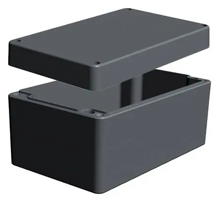 Produktfoto 1 von RS PRO RJ; Gehäuse; Aluminium; IK09 IP66 Breite 100 mm Höhe 81 mm Länge 160 mm