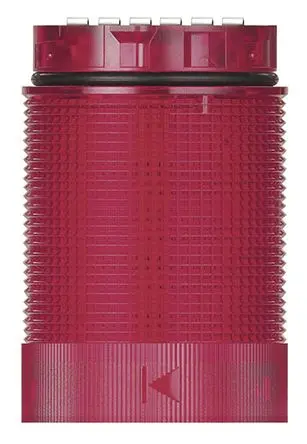 Produktfoto 1 von Werma KombiSIGN 40 LED Signalsäule Blinkend, Dauer-Licht 24V ac/dc Rot Wechselstrom/Gleichstrom IP66, 40 mm x 59 mm
