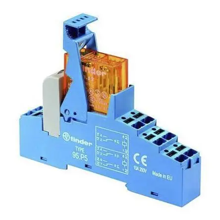 Produktfoto 1 von Finder 48 Interface Relais 24V ac, DPDT-2 CO DIN-Hutschiene 46mA