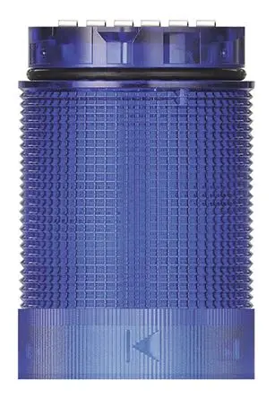 Produktfoto 1 von Werma KombiSIGN 40 LED Signalsäule Dauer, Filament/Warnsummer-Licht 24V ac/dc Blau Wechselstrom/Gleichstrom / 95 dB