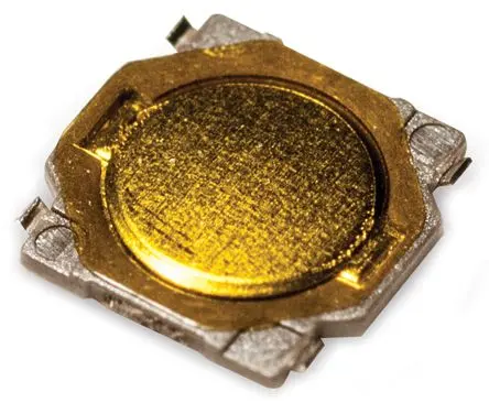 Produktfoto 1 von C & K IP40 Taster SPST Taste, Lötanschluss 50mA Tastend Gold Oberfläche B. 3.7mm L. 3.7 mm