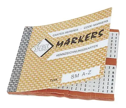 Produktfoto 1 von RS PRO Kabelmarkierung, Beschriftung: 0-9, Weiß