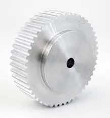Produktfoto 1 von RS PRO Aluminium Zahnriemenscheibe 9 mm, 48 Zähne / Teilung 3 mm, Bohrung 8 mm