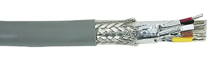 Produktfoto 1 von Alpha Wire Alpha Essentials Coaxial Cable Cat.5 Ethernet-Kabel, 100 m, Grau Abgeschirmt Geschirmt, Aussen ø 6.35 mm