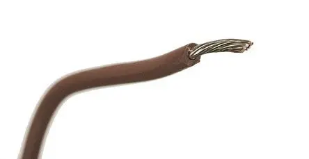 Produktfoto 1 von Alpha Wire Hookup Wire PVC Schaltdraht, 16 AWG 305 m Braun Ø 2.34 mm 26 Litzen Polyvinylchlorid