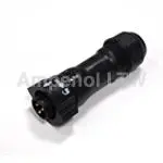 Produktfoto 1 von Amphenol Industrial X-LOK 14.6 mm Standard Rundsteckverbinder Stecker 3-polig Stecker 10A Kabel IP68
