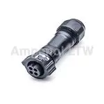 Produktfoto 1 von Amphenol Industrial X-LOK 20 mm Standard Rundsteckverbinder Buchse 4-polig Buchse 10A Kabel IP68