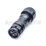 Produktfoto 1 von Amphenol Industrial X-LOK 28 mm Standard Rundsteckverbinder Buchse 5-polig Buchse 10A Kabel IP68