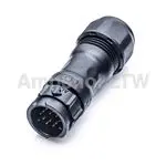 Produktfoto 1 von Amphenol Industrial X-LOK 28 mm Standard Rundsteckverbinder Buchse 12-polig Buchse 5A Kabel IP68