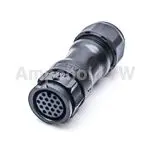 Produktfoto 1 von Amphenol Industrial X-LOK 36 mm Standard Rundsteckverbinder Buchse 18-polig Buchse 5A Kabel IP68
