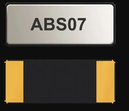 Produktfoto 1 von Abracon 32.768 kHz Quarz, Oberfläche, ±10 ppm, 7 pF, B. 1.5mm, H. 0.9 mm, L. 3.2 mm, SMD, 2-Pin
