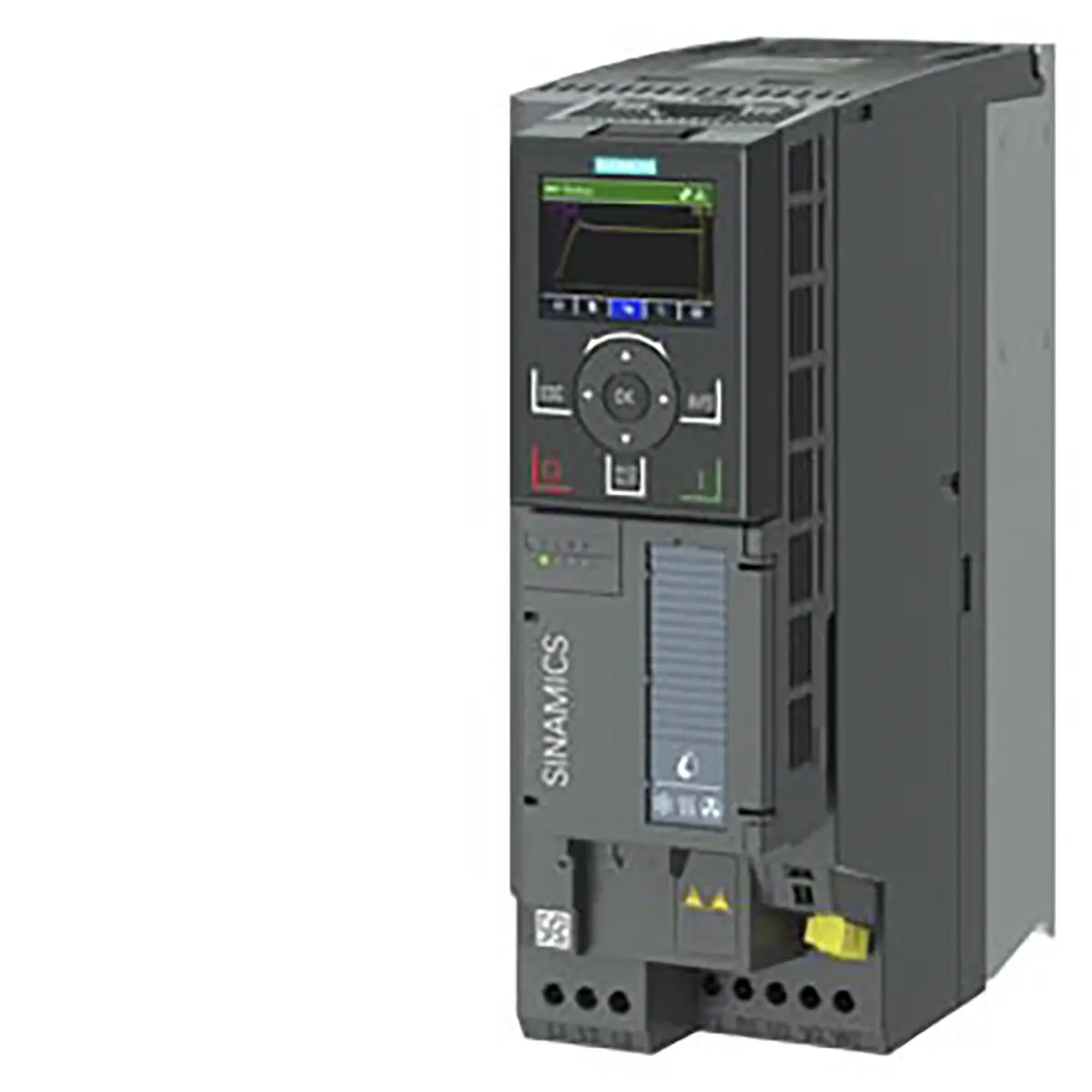 Produktfoto 1 von Siemens SINAMICS G120X 3-Phasen Frequenzumrichter 4 kW 480 V 14 A 550Hz